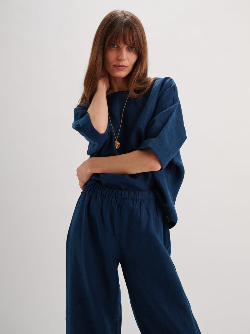 Suzie Kondi Saria Top In Linen