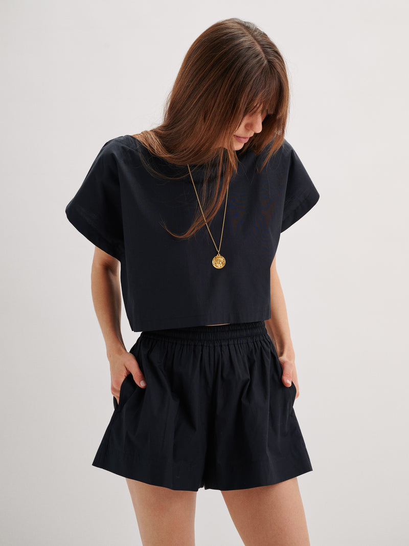Suzie Kondi Shkip Shorts In Cotton Poplin