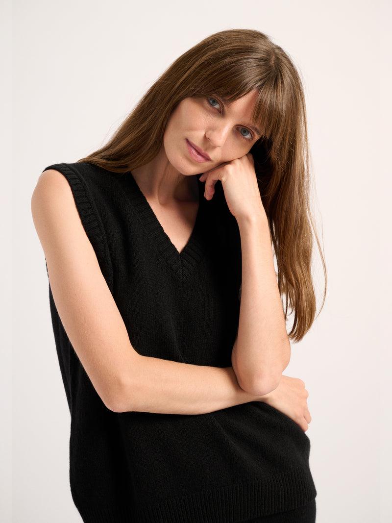 Suzie Kondi Stevie Vest In Cashmere