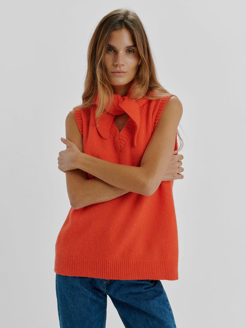 Suzie Kondi Stevie Vest In Cashmere