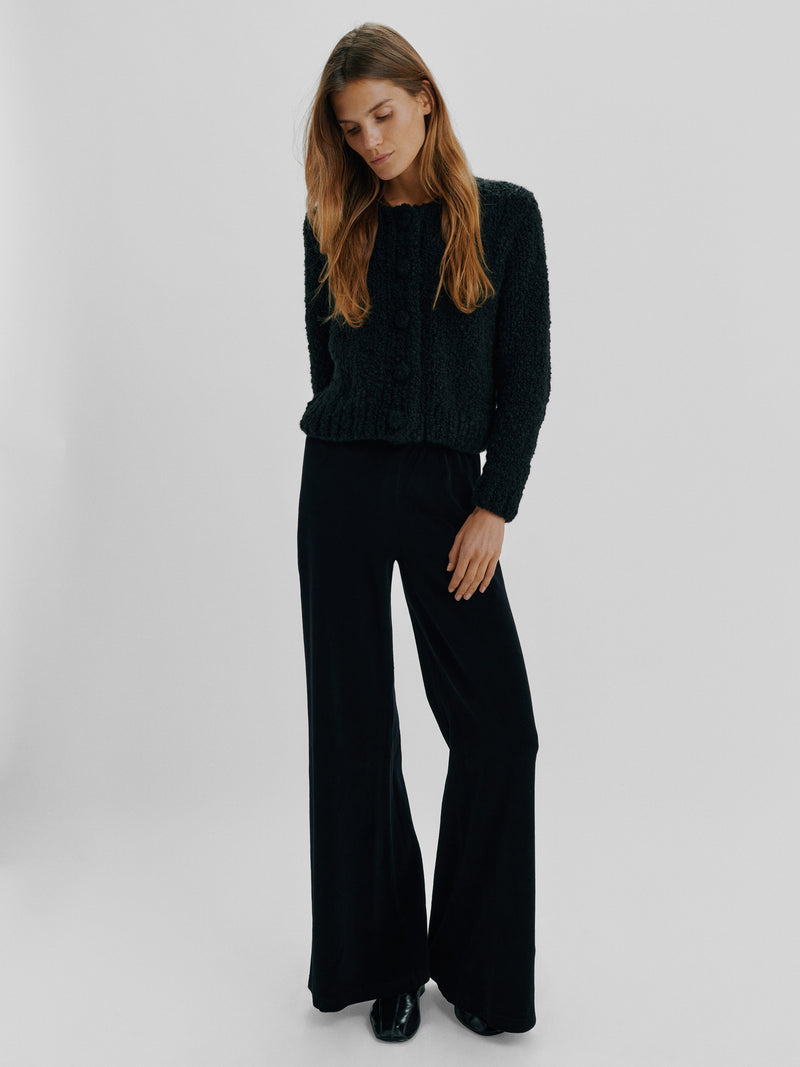 Suzie Kondi The Bleta Cardigan In Boucle Cashmere