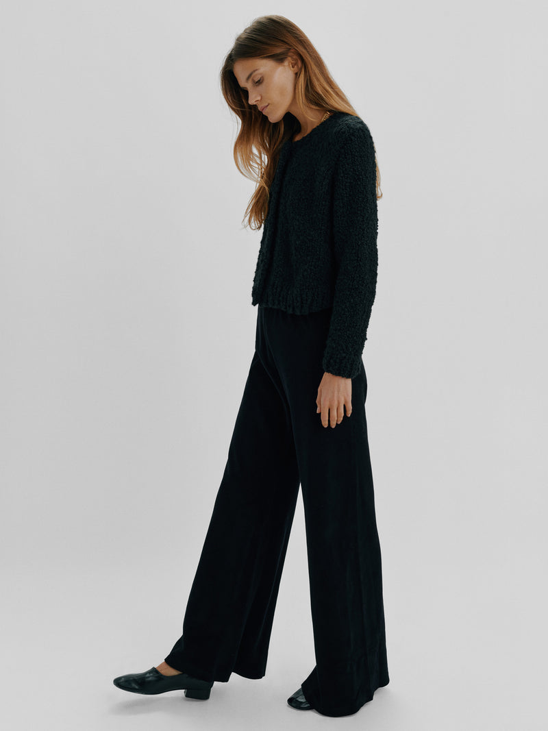 Suzie Kondi The Bleta Cardigan In Boucle Cashmere