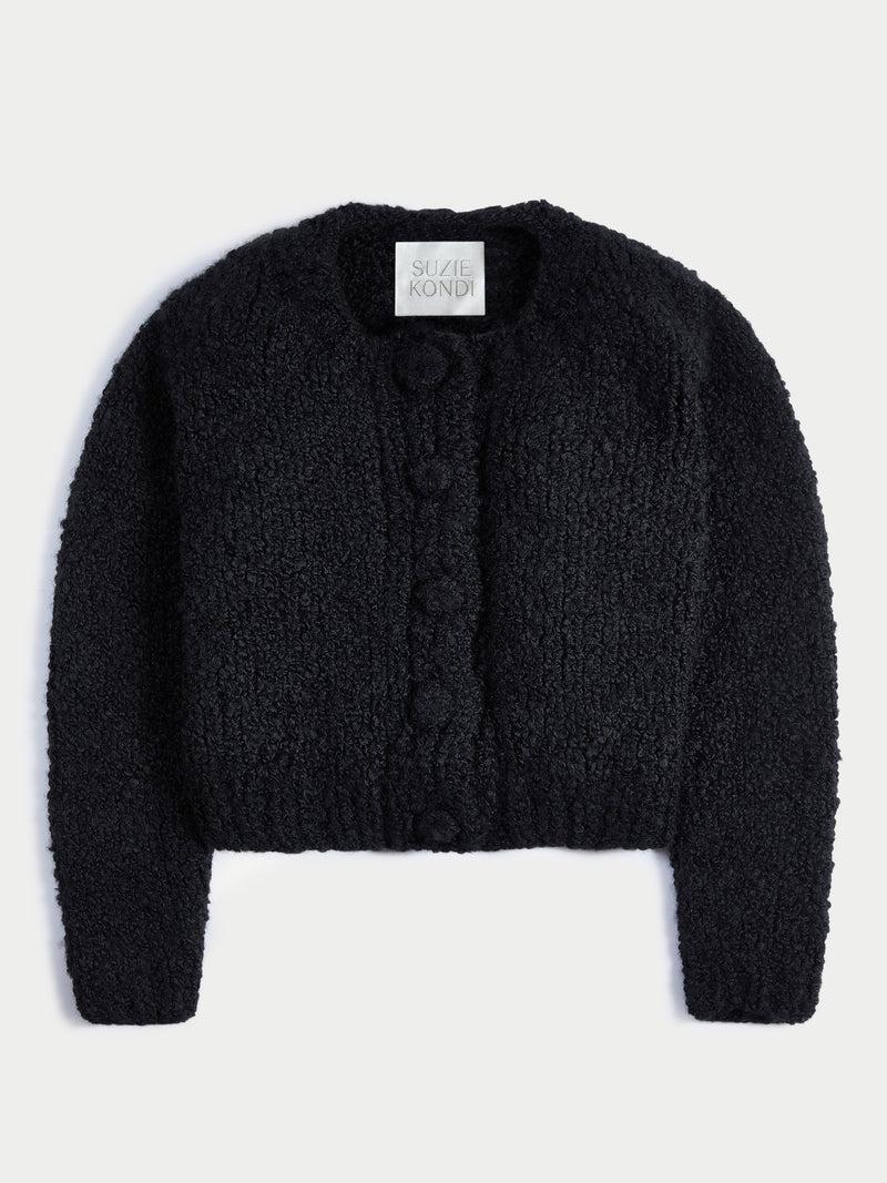 suzie kondi The Bleta Cardigan in Boucle Cashmere