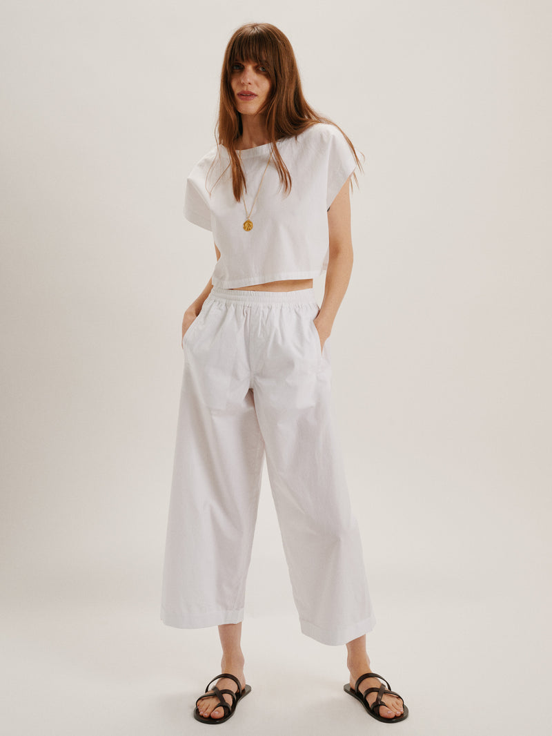 Suzie Kondi The Finance Pants In Cotton Poplin