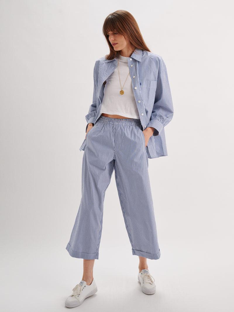 Suzie Kondi The Finance Pants In Cotton Poplin