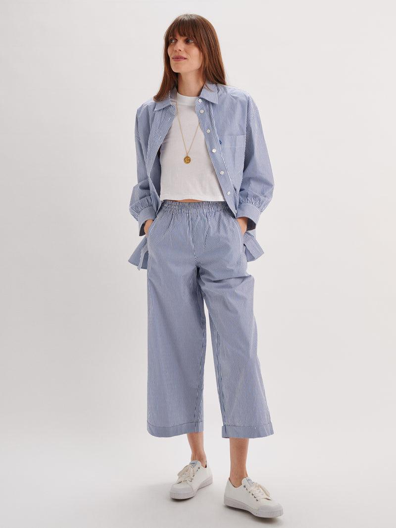 Suzie Kondi The Finance Pants In Cotton Poplin