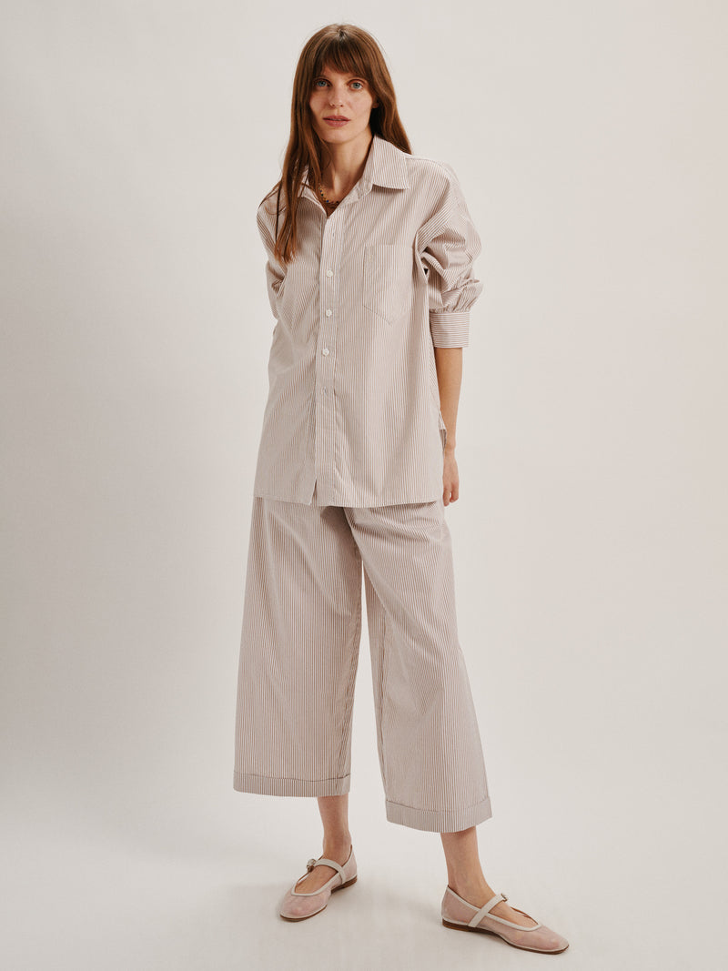 Suzie Kondi The Finance Pants In Cotton Poplin