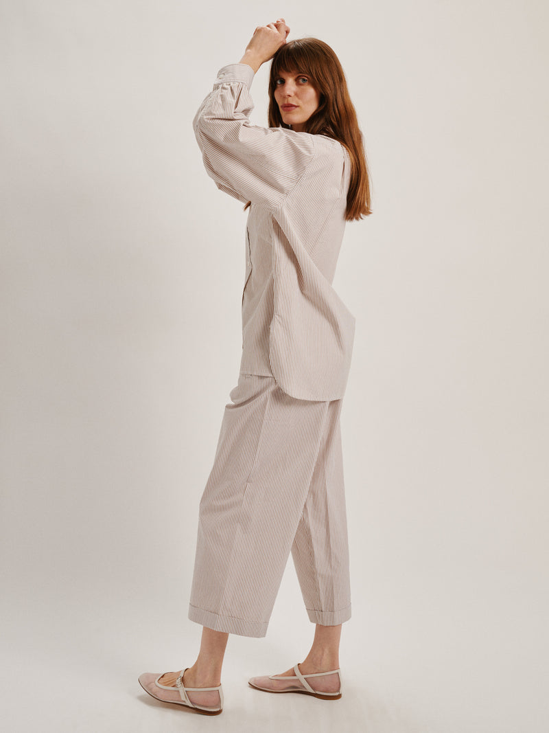 Suzie Kondi The Finance Pants In Cotton Poplin