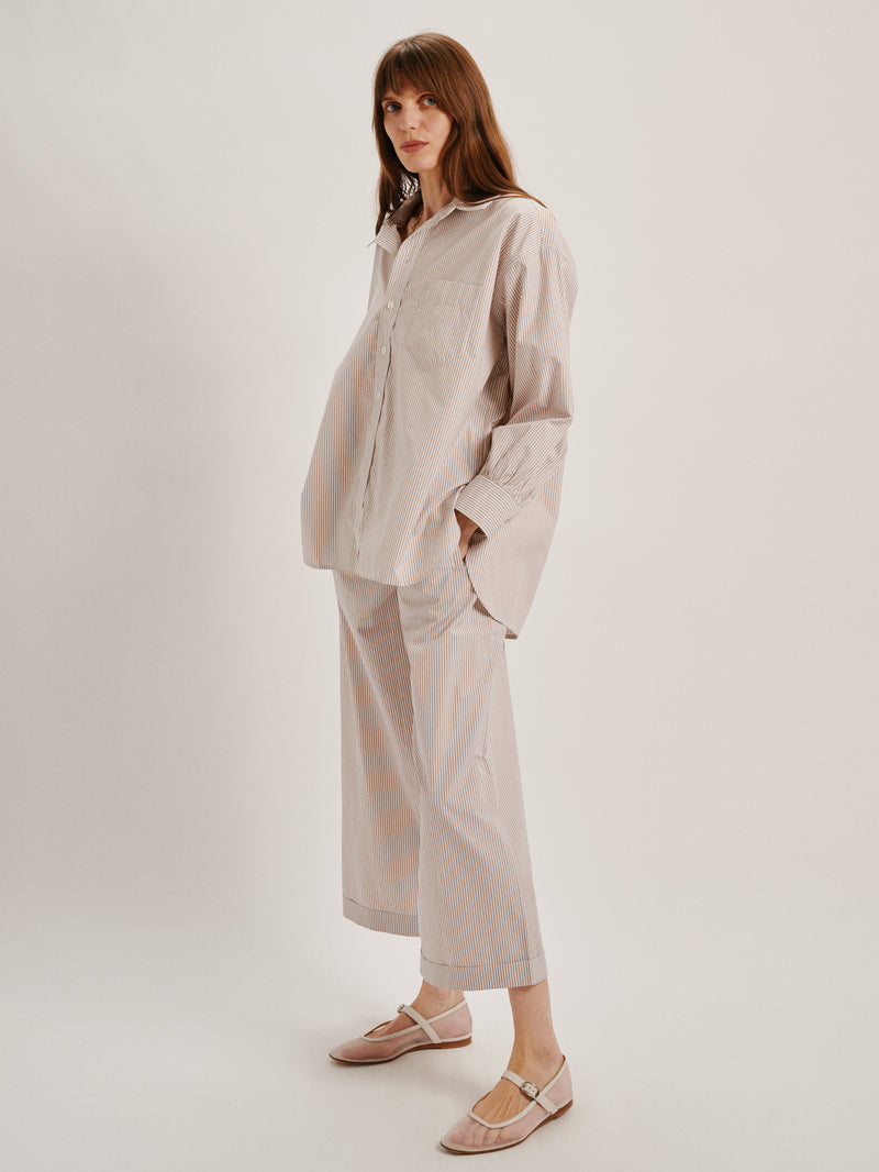 Suzie Kondi The Finance Pants In Cotton Poplin