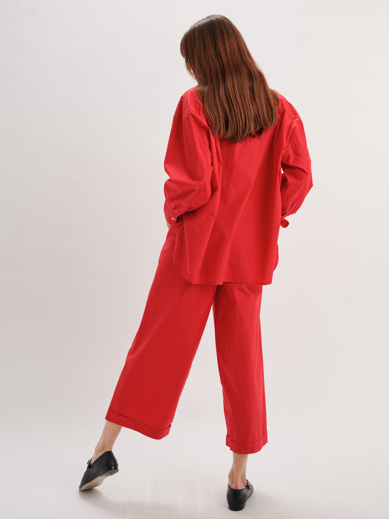 Suzie Kondi The Finance Pants In Cotton Poplin