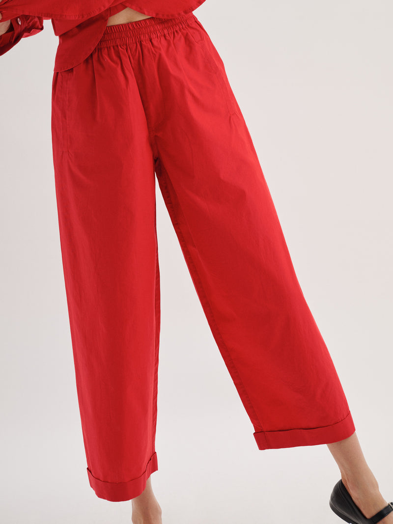 Suzie Kondi The Finance Pants In Cotton Poplin
