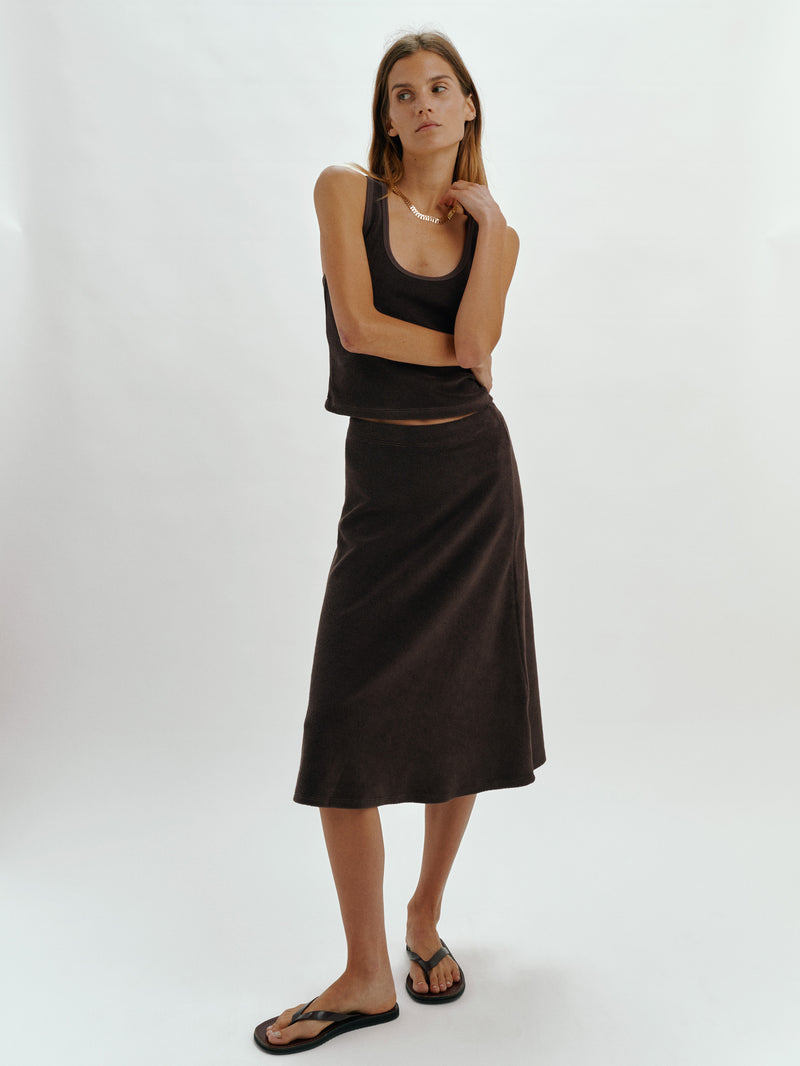 Suzie Kondi The Sienna Skirt In Terry