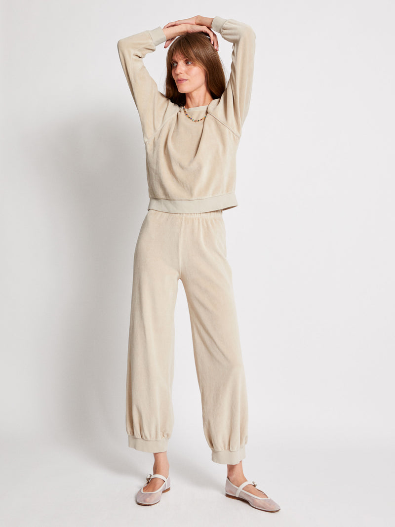 Suzie Kondi Tosk Pants In Velour