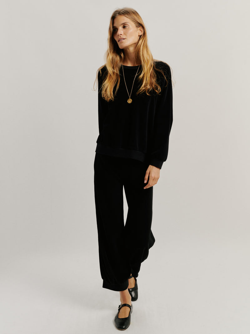 Suzie Kondi Tosk Pants In Velour