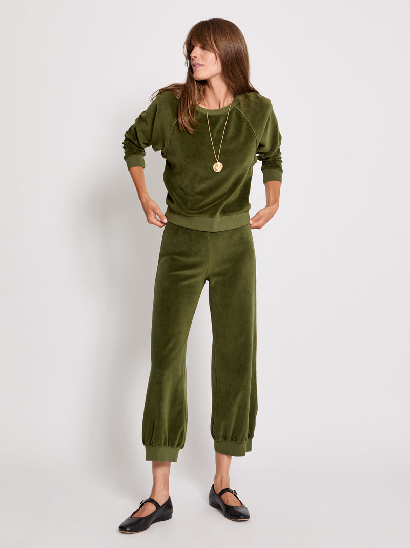 Suzie Kondi Tosk Pants In Velour