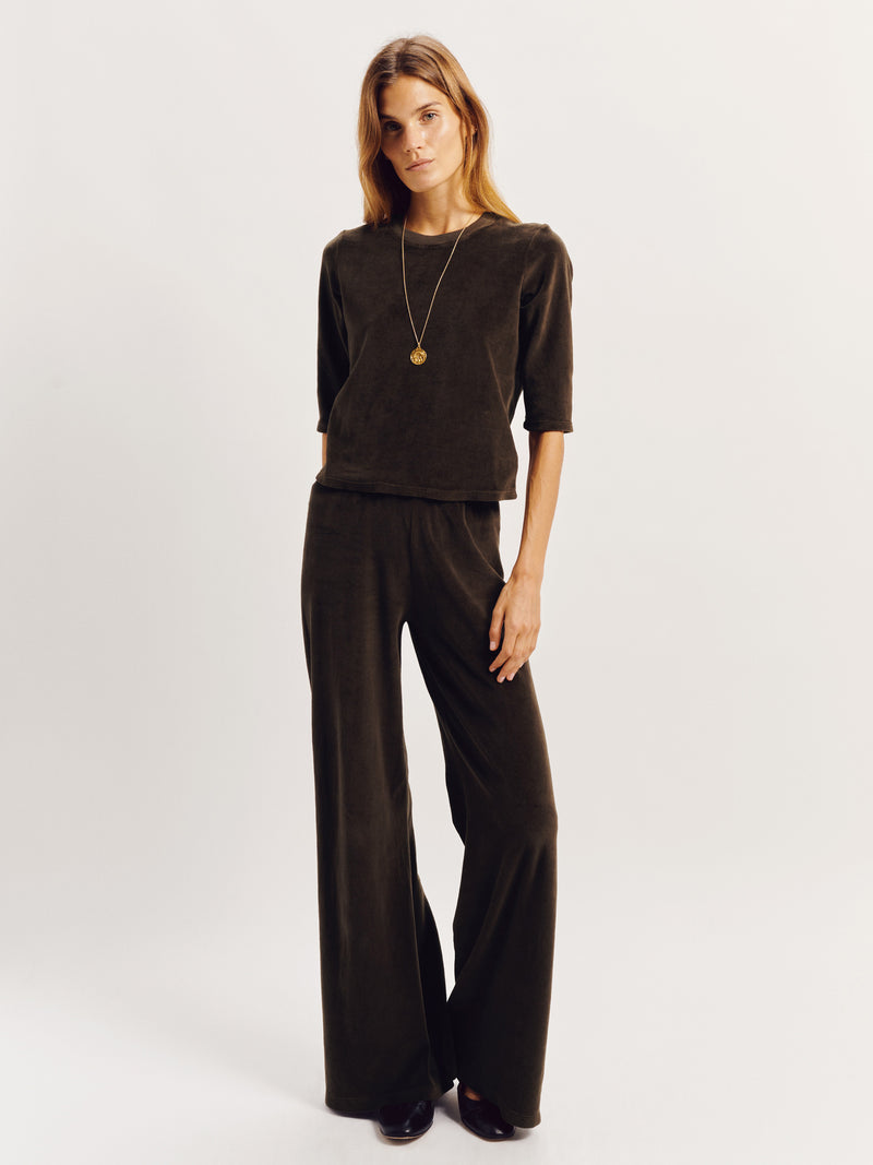 Suzie Kondi Zephyra Pants In Velour