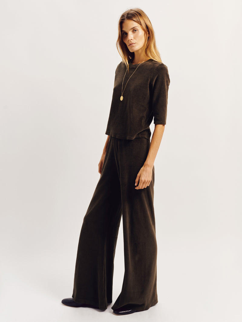 Suzie Kondi Zephyra Pants In Velour