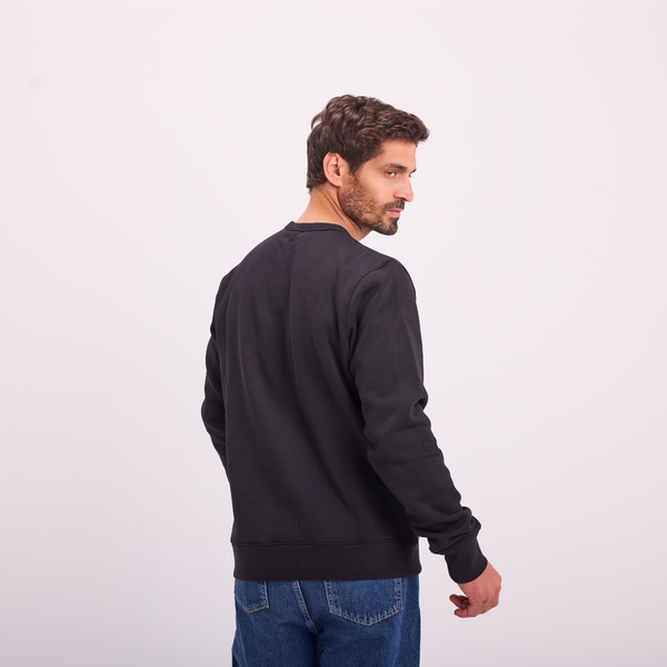 Svnty Black Essential Crewneck Sweatshirt