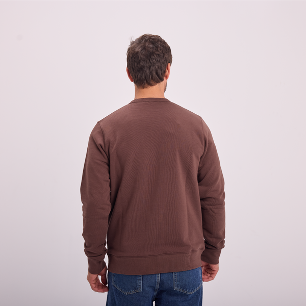 Svnty Brown Essential Crewneck Sweatshirt