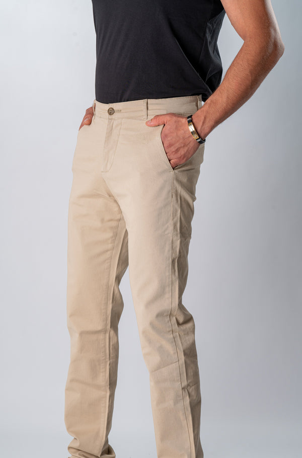 Svnty Gabardine Pants - Beige