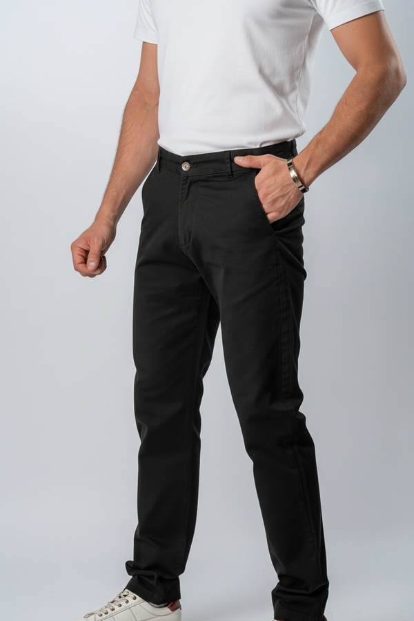 Svnty Gabardine Pants - Black