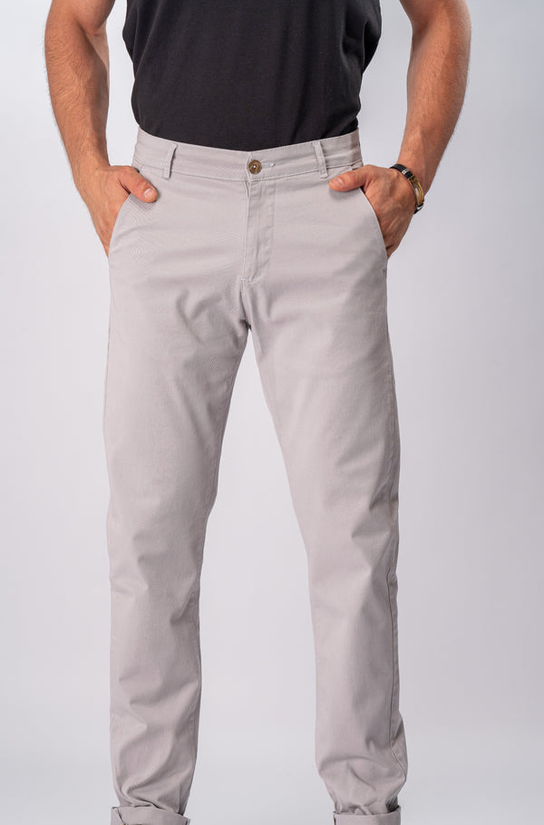 svnty Gabardine Pants - Light Gray