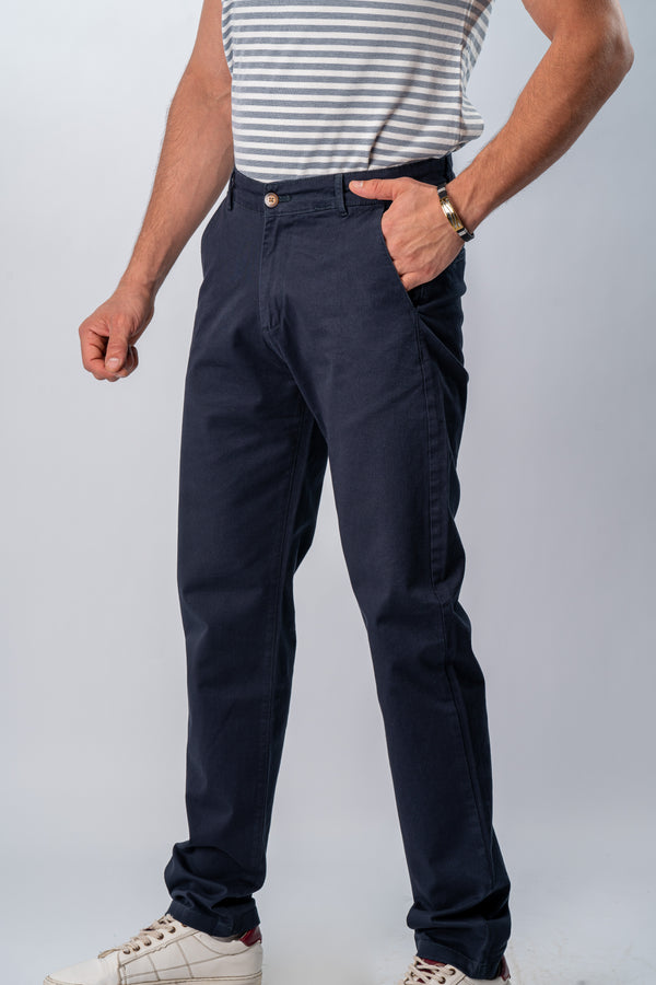Svnty Gabardine Pants - Navy