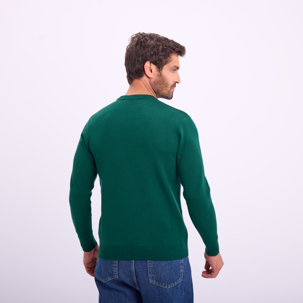 Svnty Green Essential Knit Crewneck