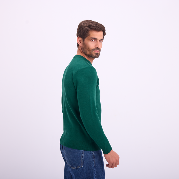 Svnty Green Essential Knit Crewneck