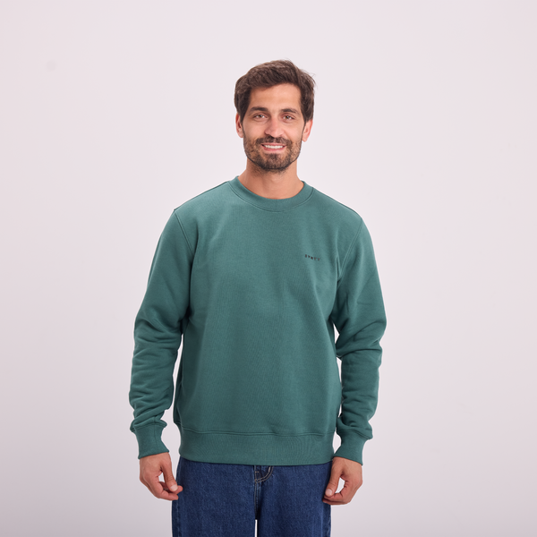 svnty Green Logo Print Crewneck