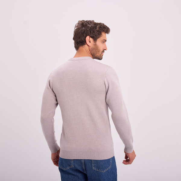 Svnty Light Gray Essential Knit Crewneck