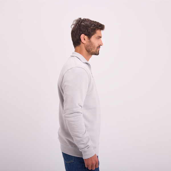 Svnty Light Gray Quarter-Zip Sweatshirt