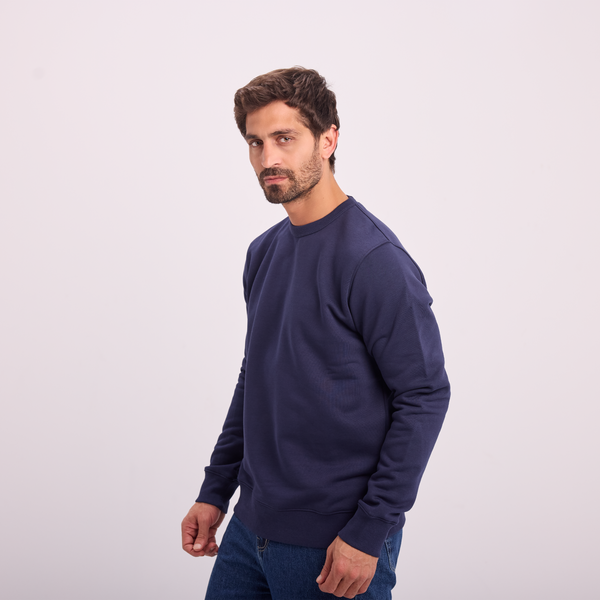 Svnty Navy Essential Crewneck Sweatshirt