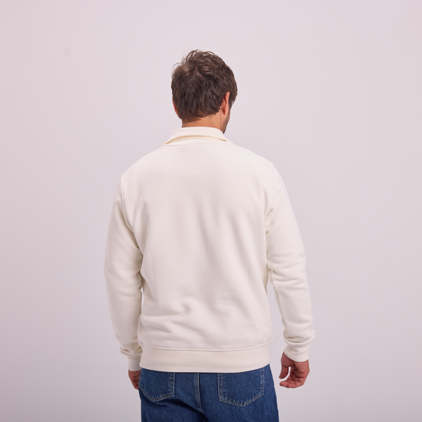 Svnty Off-White Quarter-Zip Sweatshirt