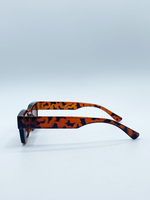 Svnx Chunky Square Frame Sunglasses In Tortoiseshell