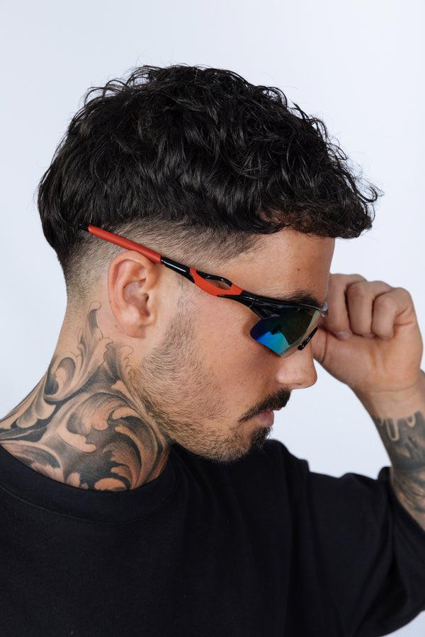 Svnx Outdoor Sports Racer Sunglasses With Hard Case