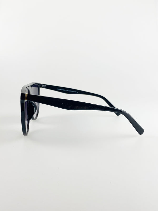 Svnx Oversized Rounded Frame Sunglasses With Ombre Lenses