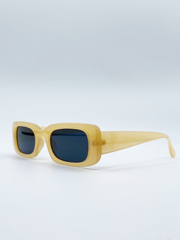 Svnx 2 Pack Square Frame Retro Sunglasses