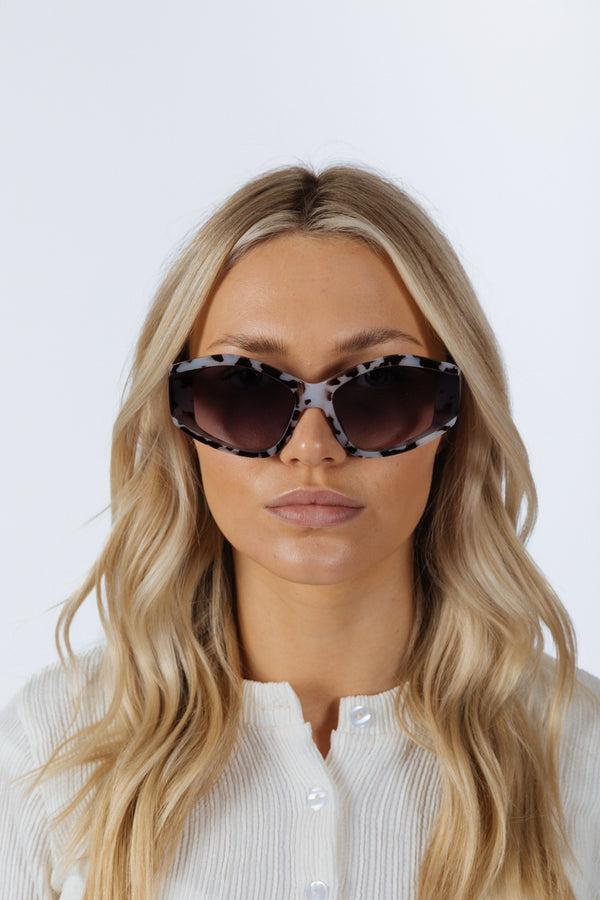 svnx Angular Cat-Eye Sunglasses in Multi