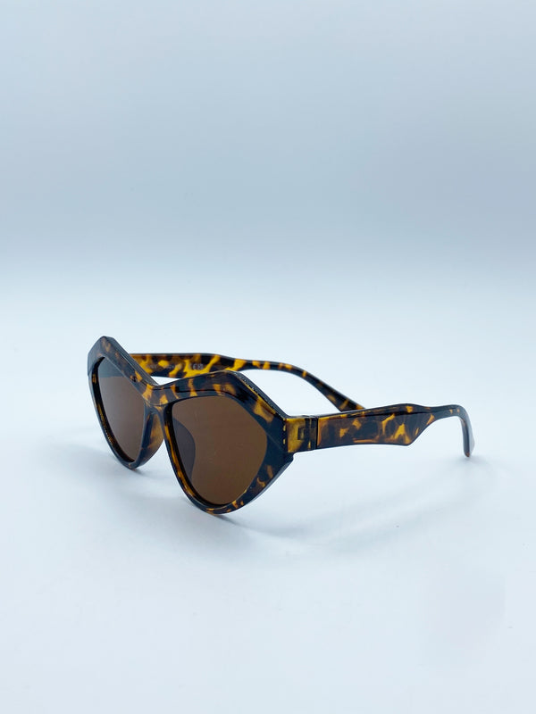 Svnx Angular Sunglasses In Tortoiseshell
