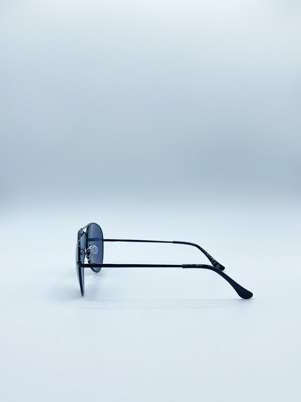 Svnx Black Aviator With Black Lenses