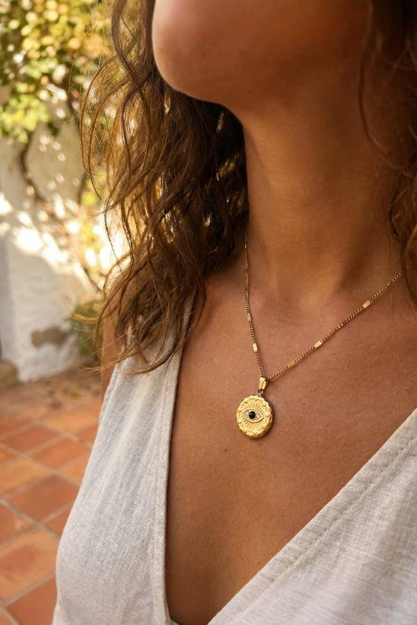 svnx Black Eye Pendant Necklace