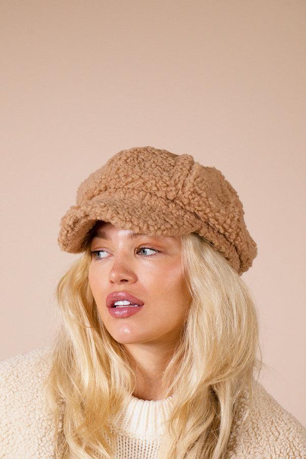 Svnx Borg Baker Boy Hat In Brown