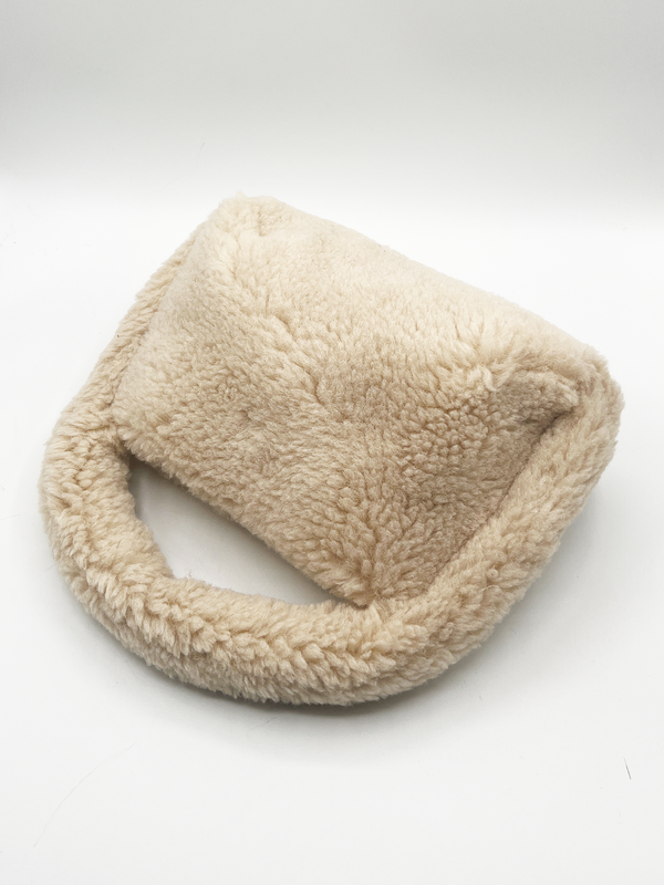 Svnx Borg Grab Bag In Cream