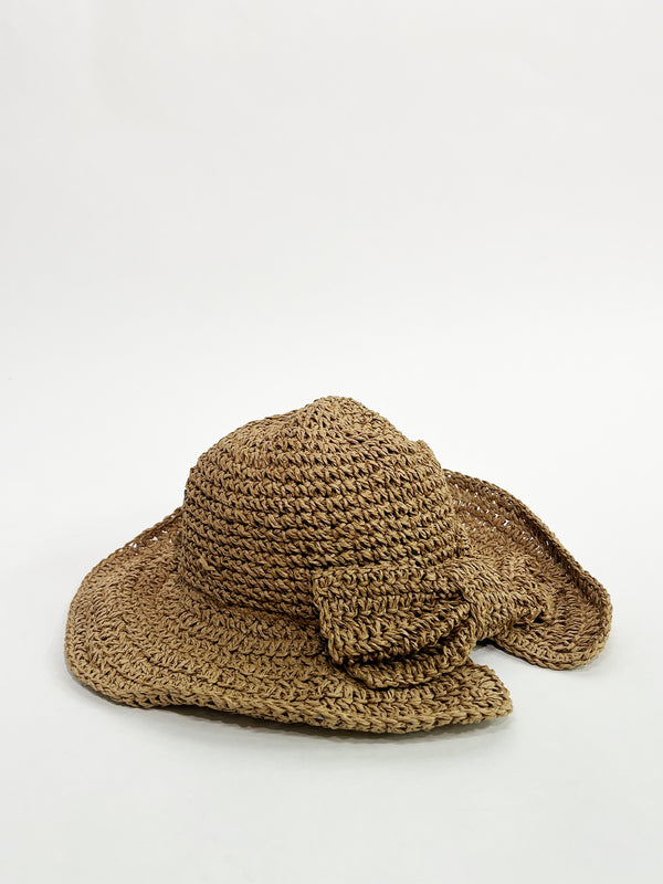 Svnx Bowknot Straw Sun Hat