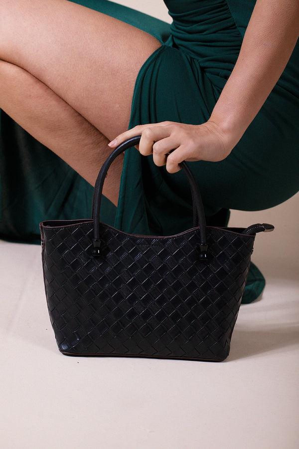 Svnx Braided Textured Crossbody Tote