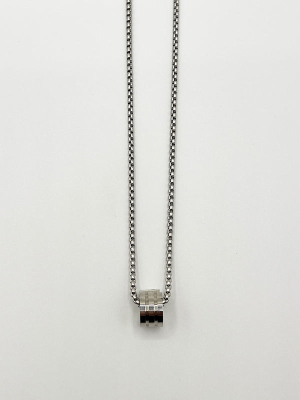 Svnx Chain Necklace With Ring Charm
