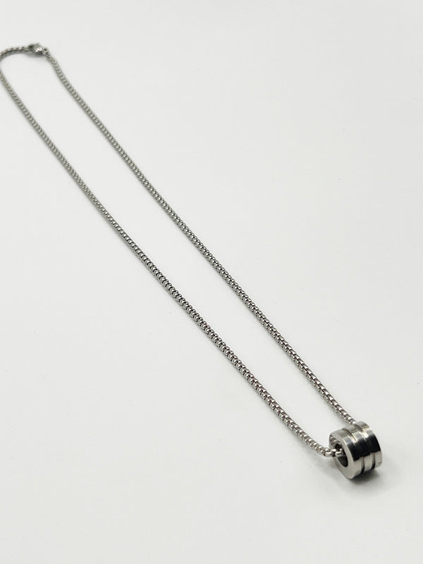 Svnx Chain Necklace With Ring Charm