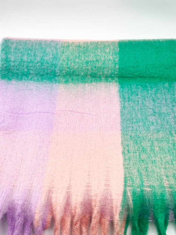 Svnx Checked Scarf In Multi