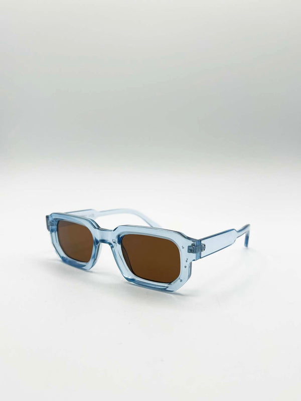 Svnx Chunky Retro Square Sunglasses
